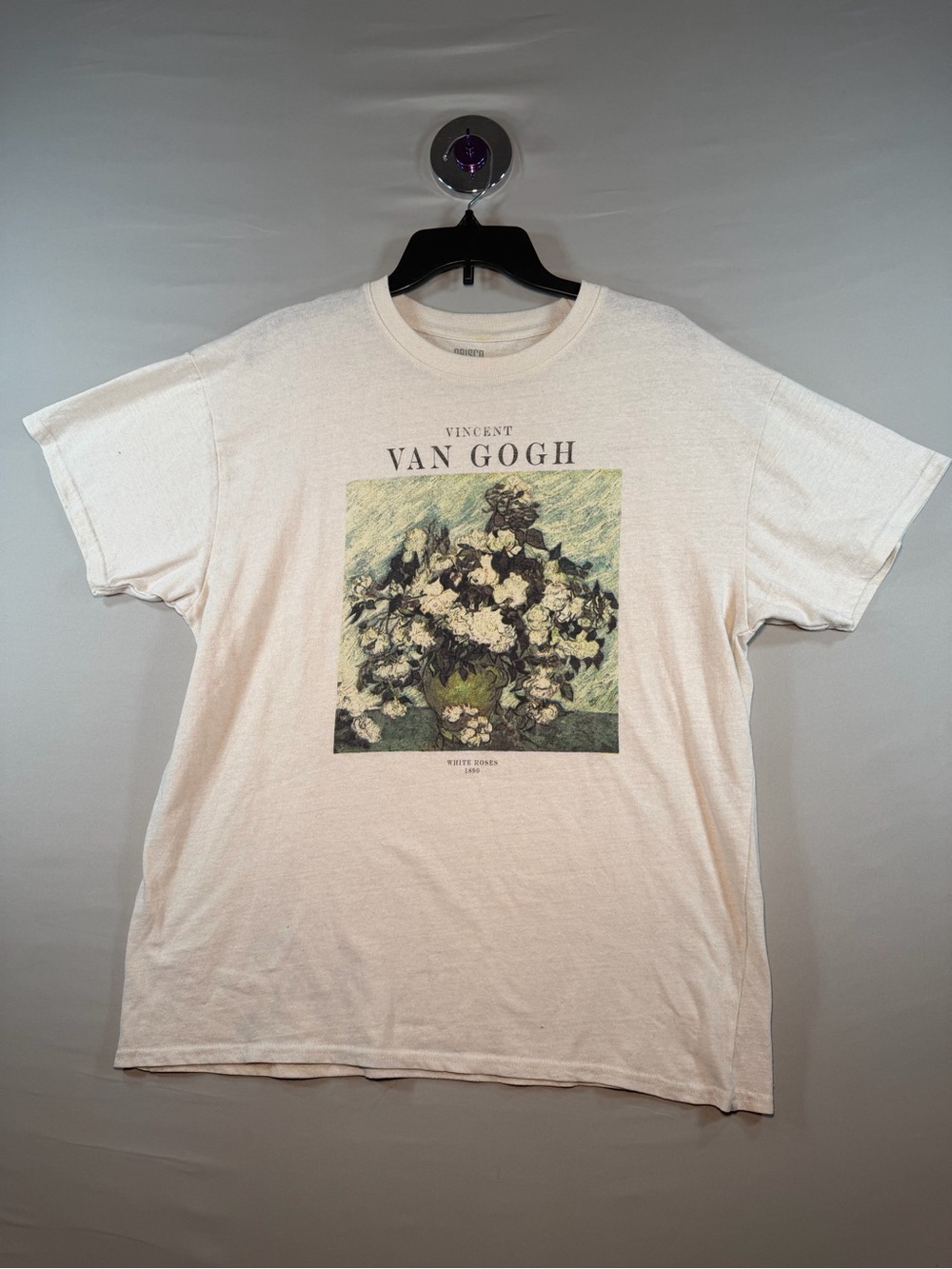 Van Gogh Floral Graphic Crewneck T-Shirt - White